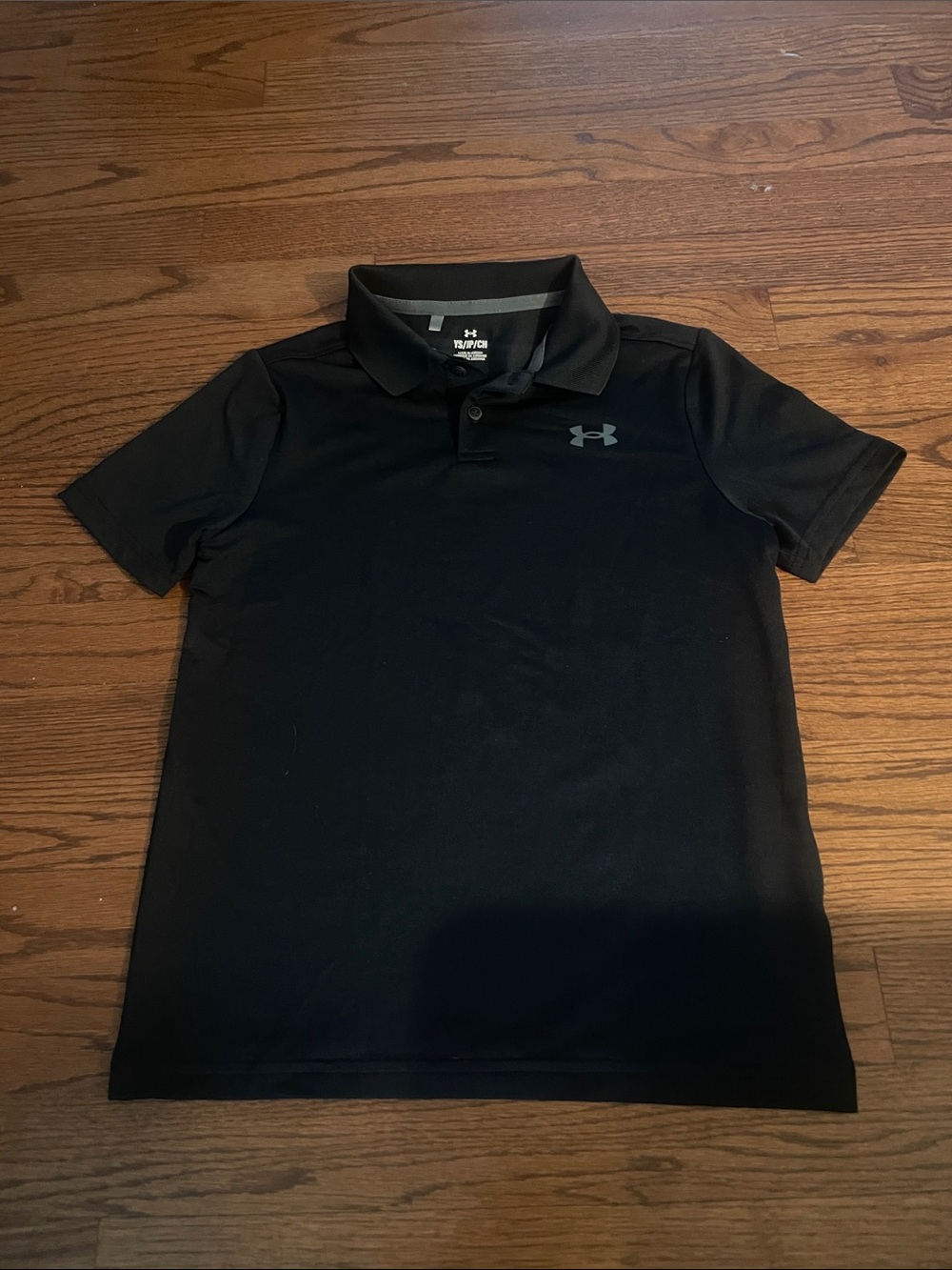 Under Armour Black Boys' Short-Sleeve Polo
